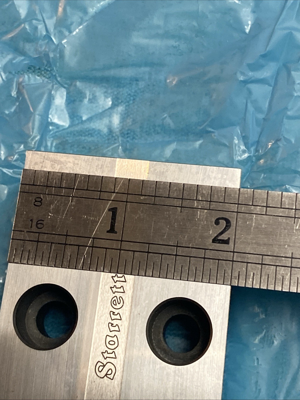 Starrett 706BZ Hardened Steel Inspection Inch Blocks - Matched Pair 1 x 2 x 3"