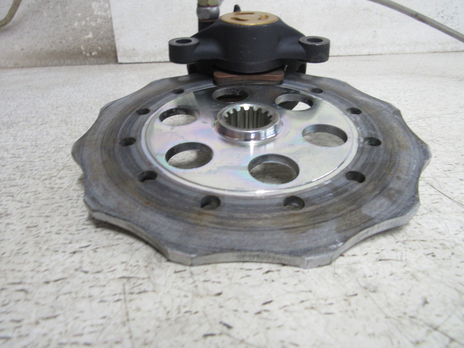 21 POLARIS RMK PRO 850 AXYS KHAOS BRAKE CALIPER LINE PADS ROTOR STOCK OEM #0097