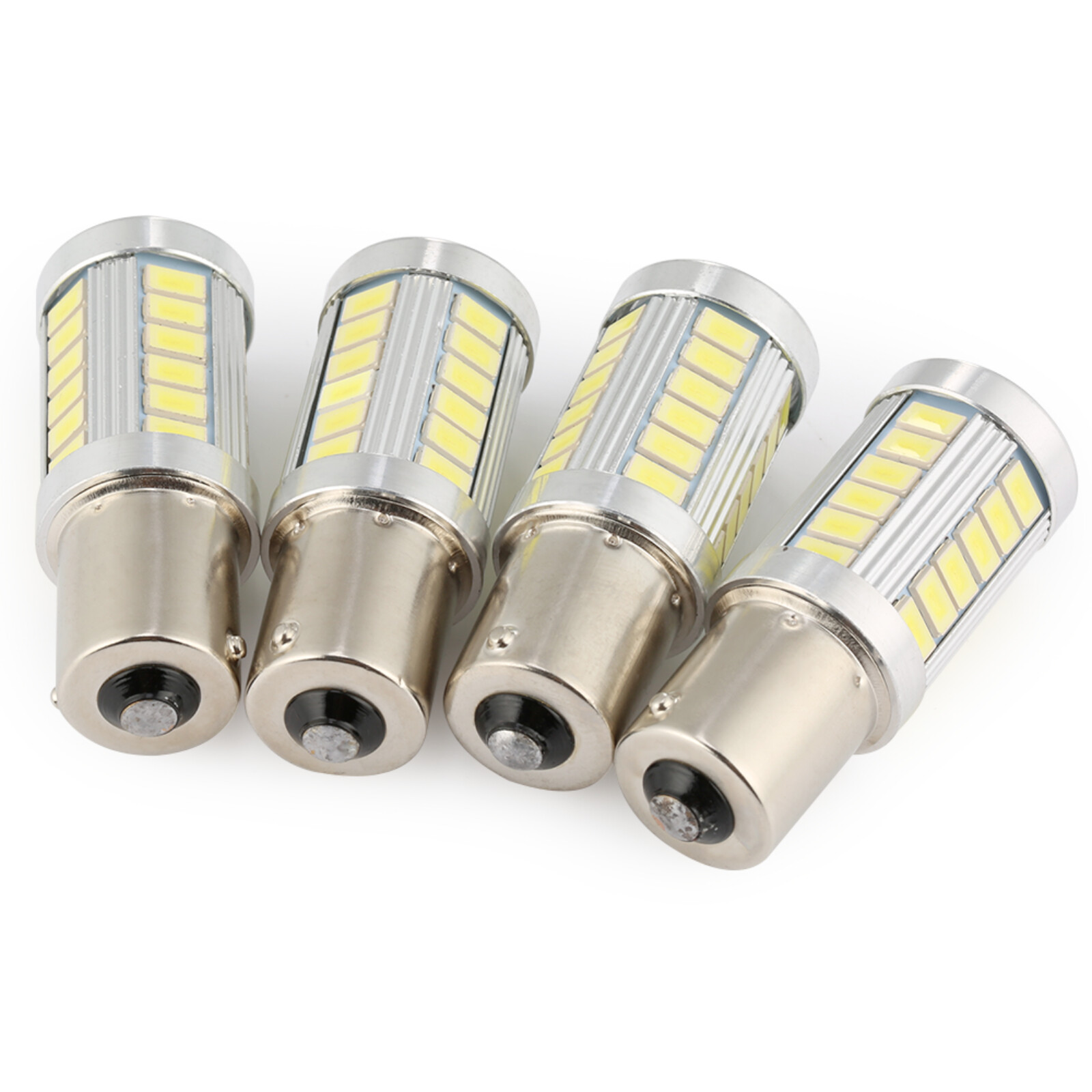 4x 1156 BA15S 33SMD LED Interior Light Bulb Tail Brake Reverse Turn Signal White