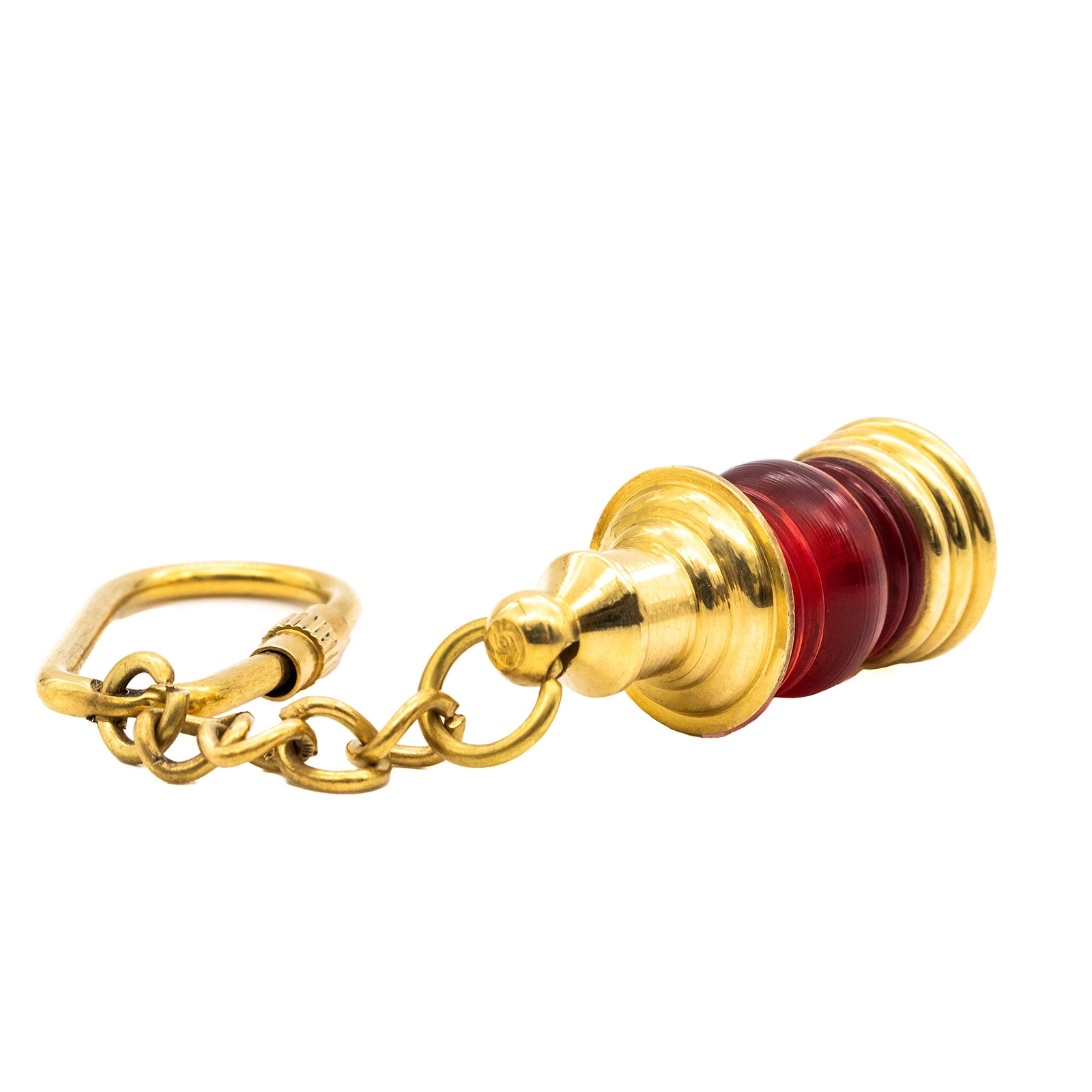 Keychain Miniature Medieval Brass Lantern Nautical Functional Handmade Accessory