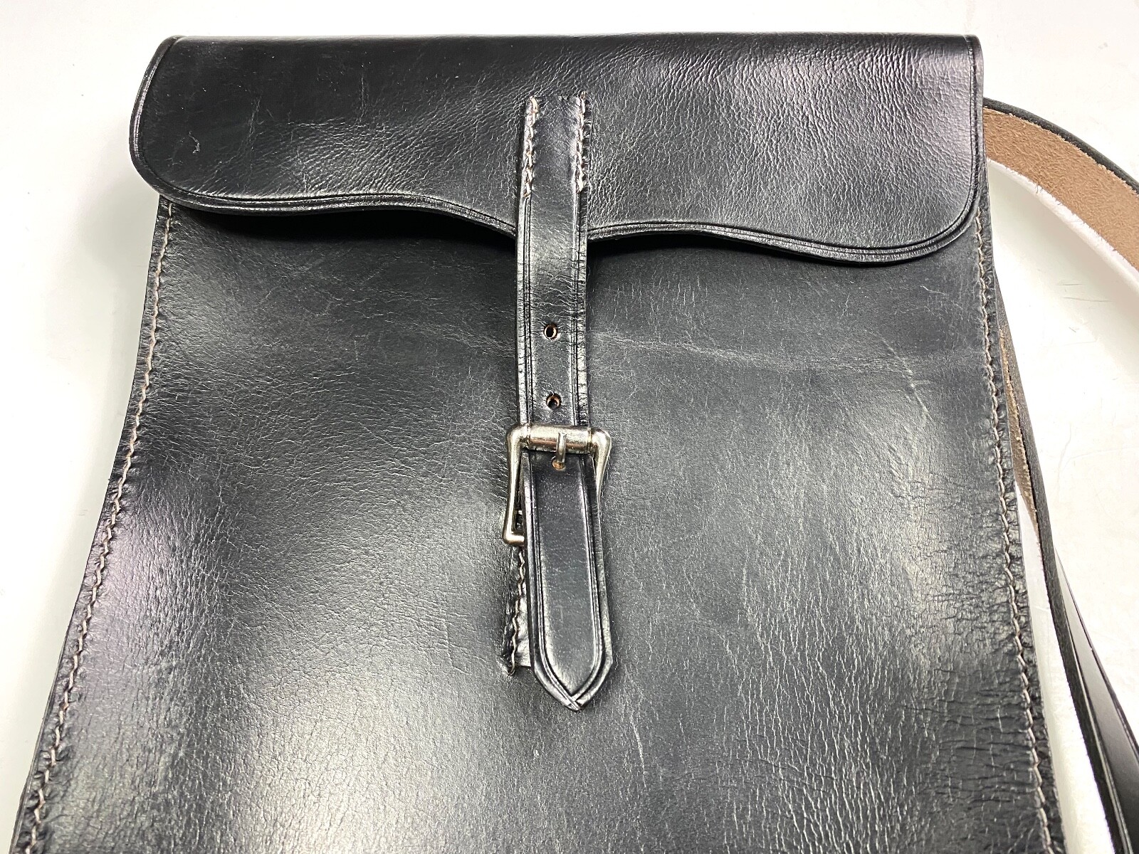 CIVIL WAR US UNION CS CONFEDERATE LEATHER OFFICER RIDER DISPATCH MESSENGER CASE