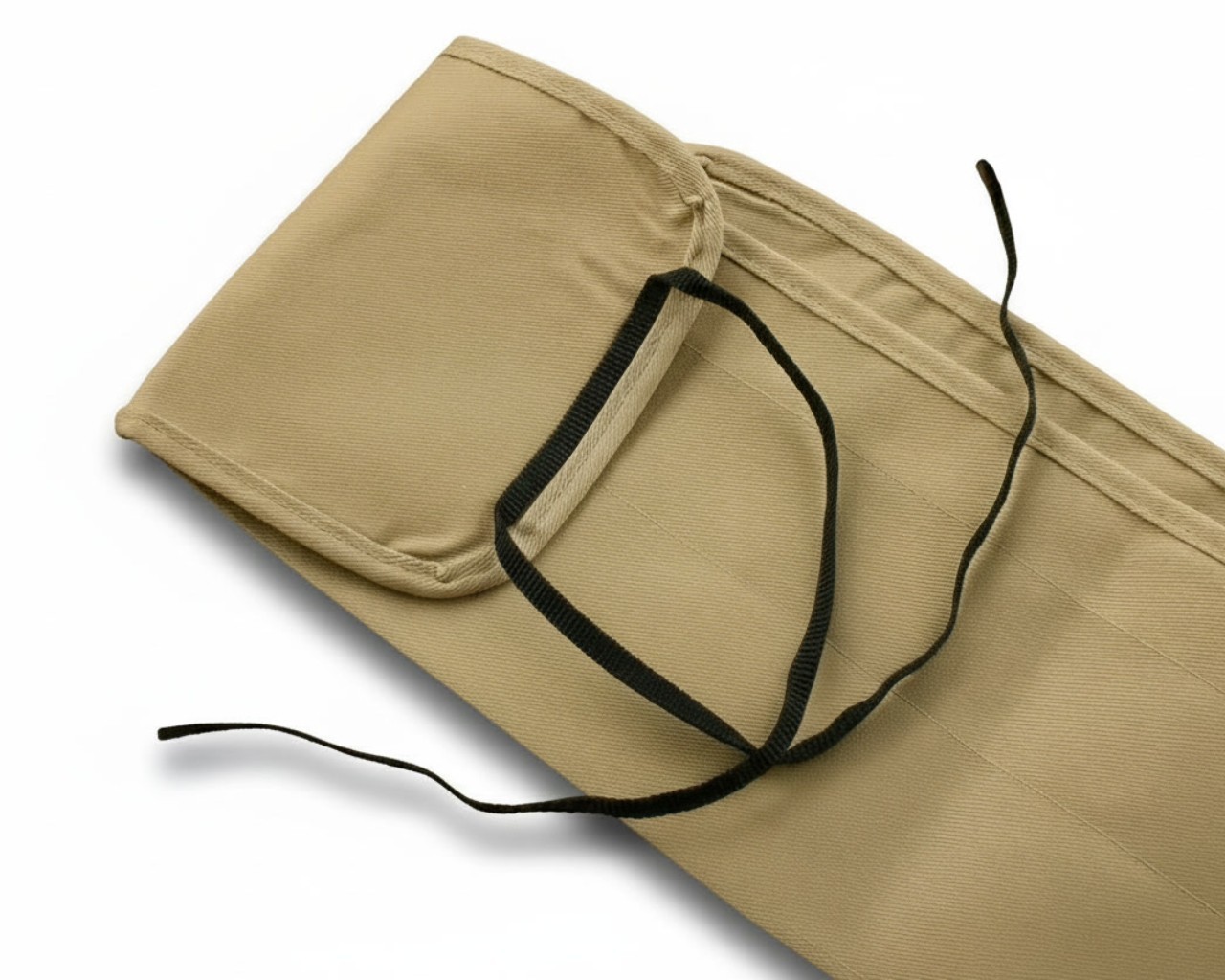 Khaki Cloth Rod Bag – Fits 3pc Fly Rods (30" to 36") - Fly Rod Sock