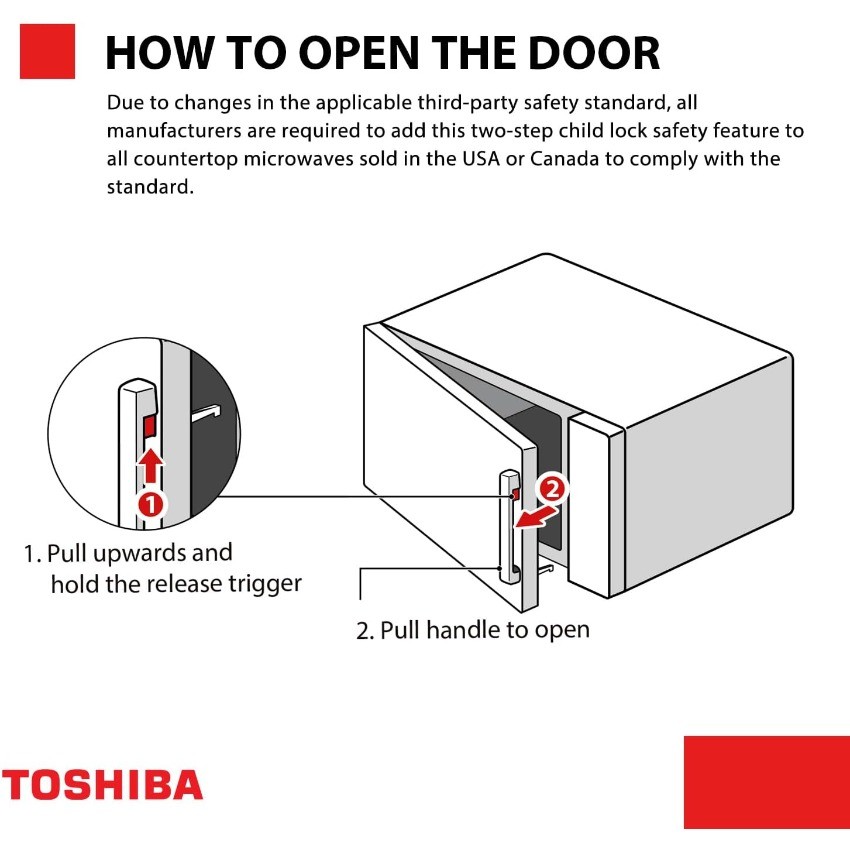 TOSHIBA Air Fryer Combo 8-in-1 Countertop Microwave Oven, ML2-EC10SA(BS)