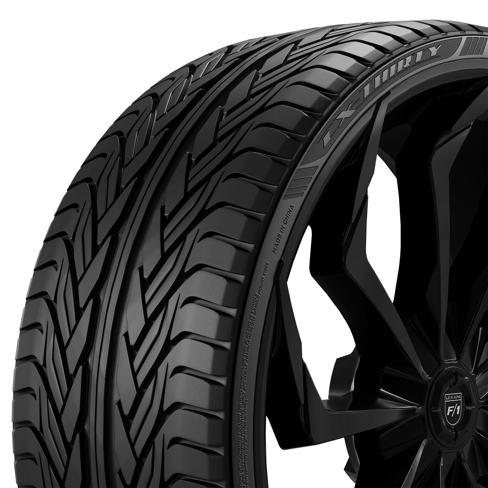 1 New Lexani Lx-thirty - 255/30r30 Tires 2553030 255 30 30