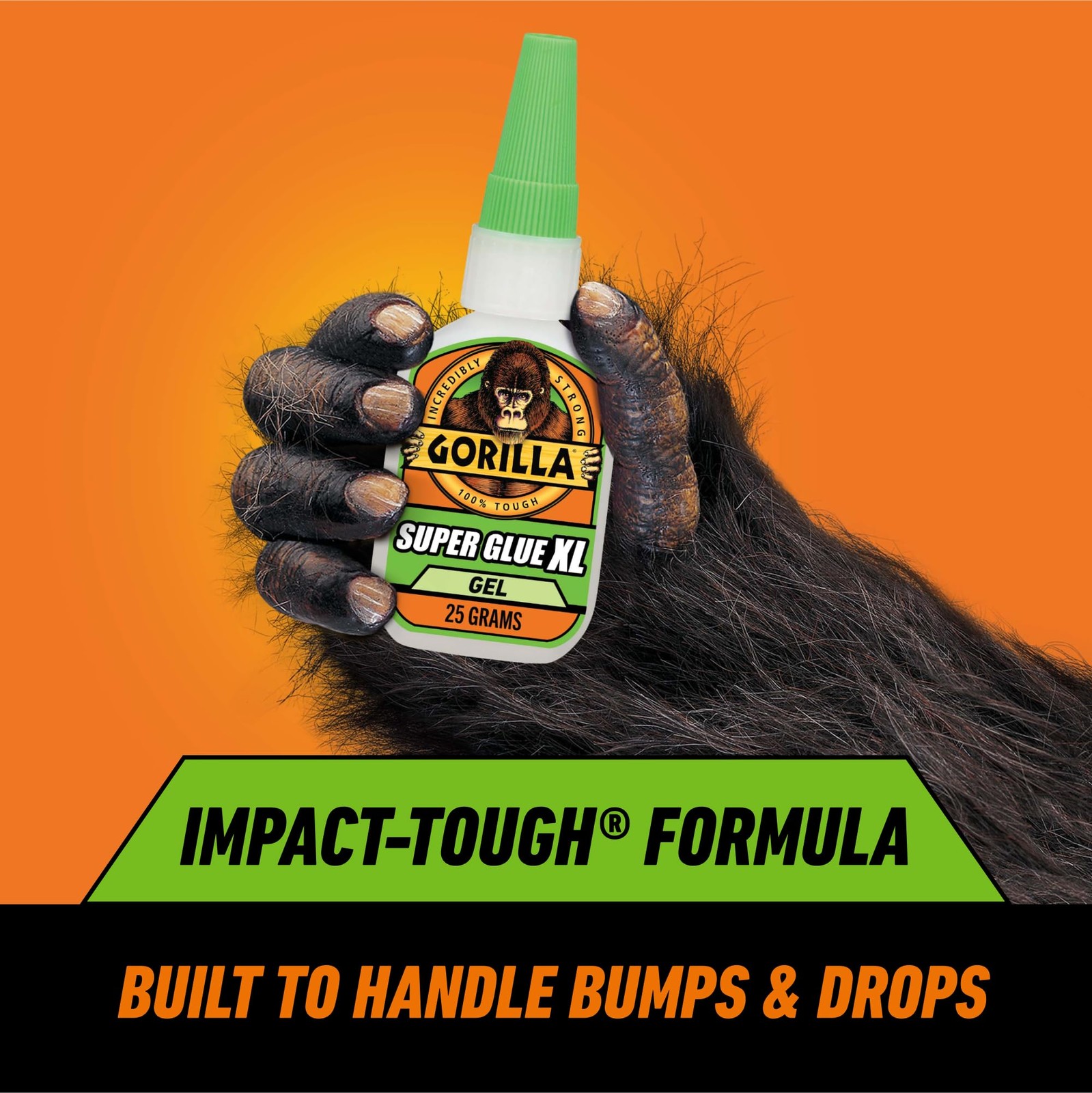 Gorilla Super Glue Gel XL 25g Clear Fast-Setting All-Purpose Craft Repair