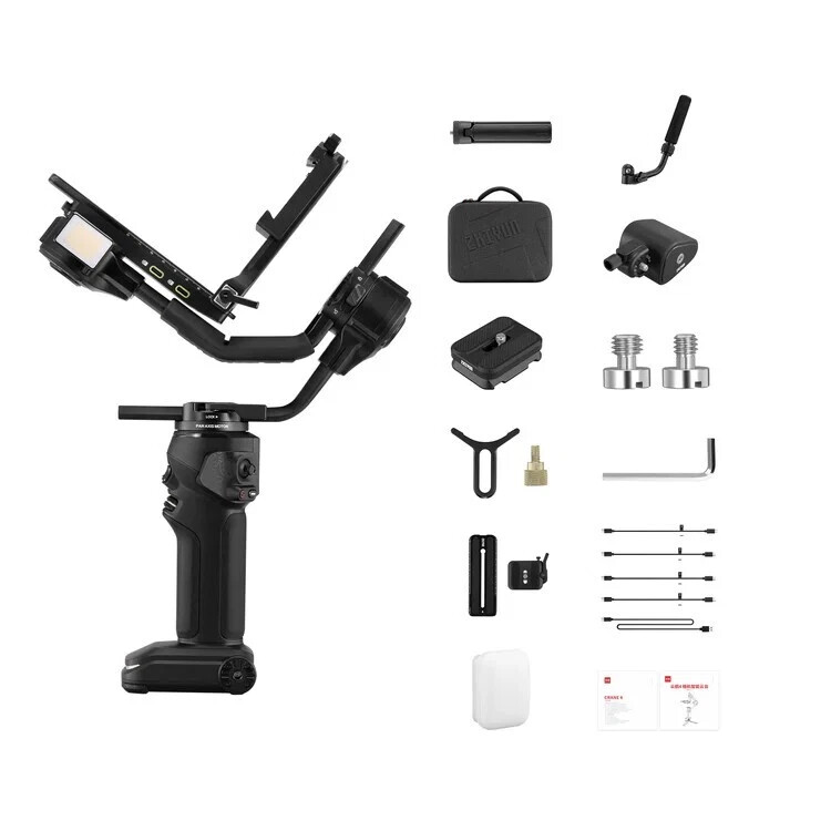 Zhiyun Crane 4 Combo 3-Axis Gimbal Stabilizer for DSLR Cinema Camera Camcorder