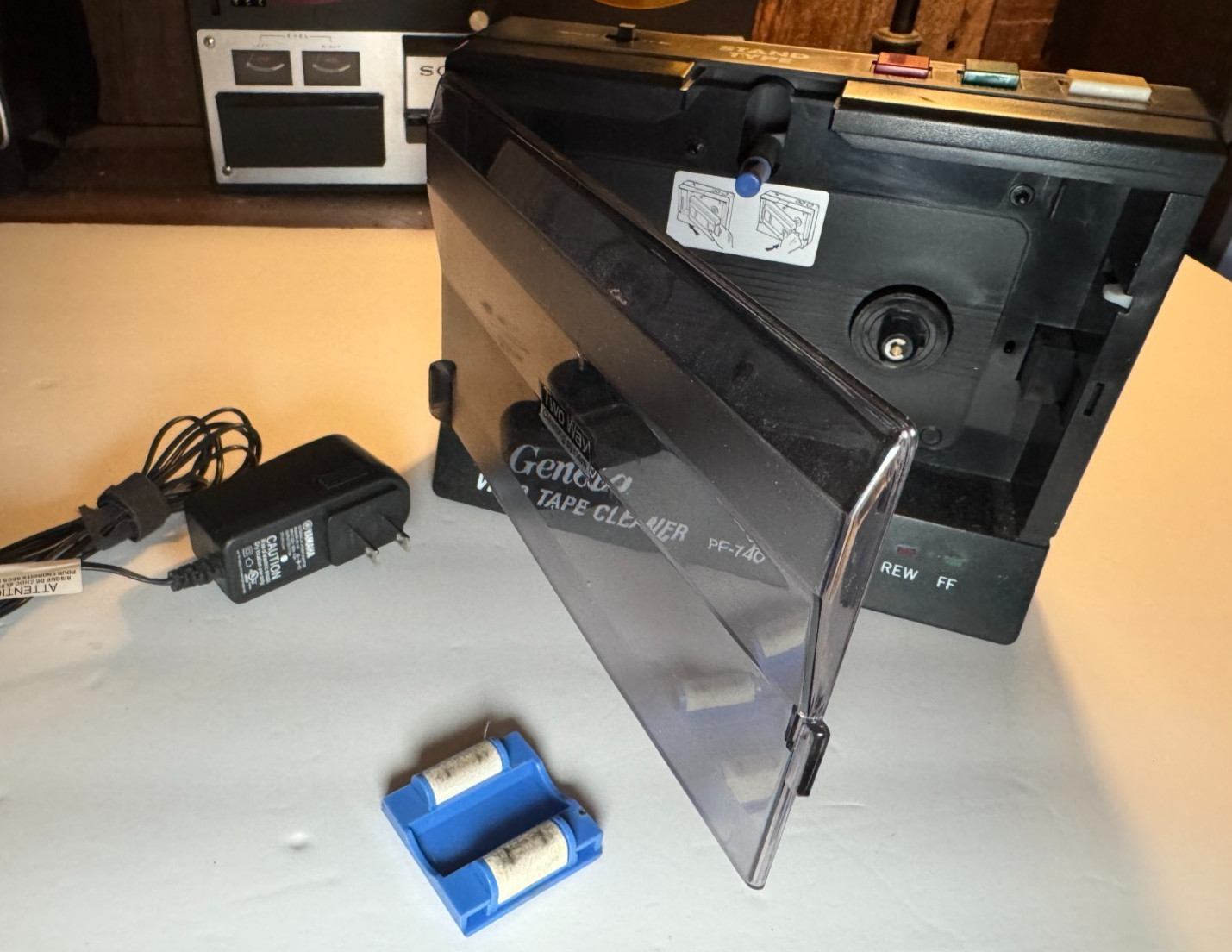 Vintage Geneva VHS Video Tape Cleaner Model PF740 PF7401 Tested