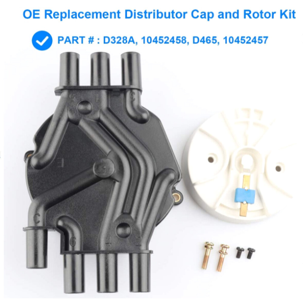 Ignition Distributor Cap & Rotor Kits For Chevy Cadillac GMC 4.3L V6 DR475 D328A