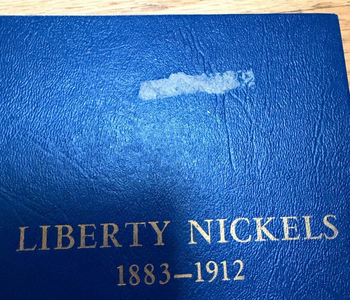 Whitman Classic Bookshelf Album Liberty Nickels 1883-1912 : Empty, No Coins