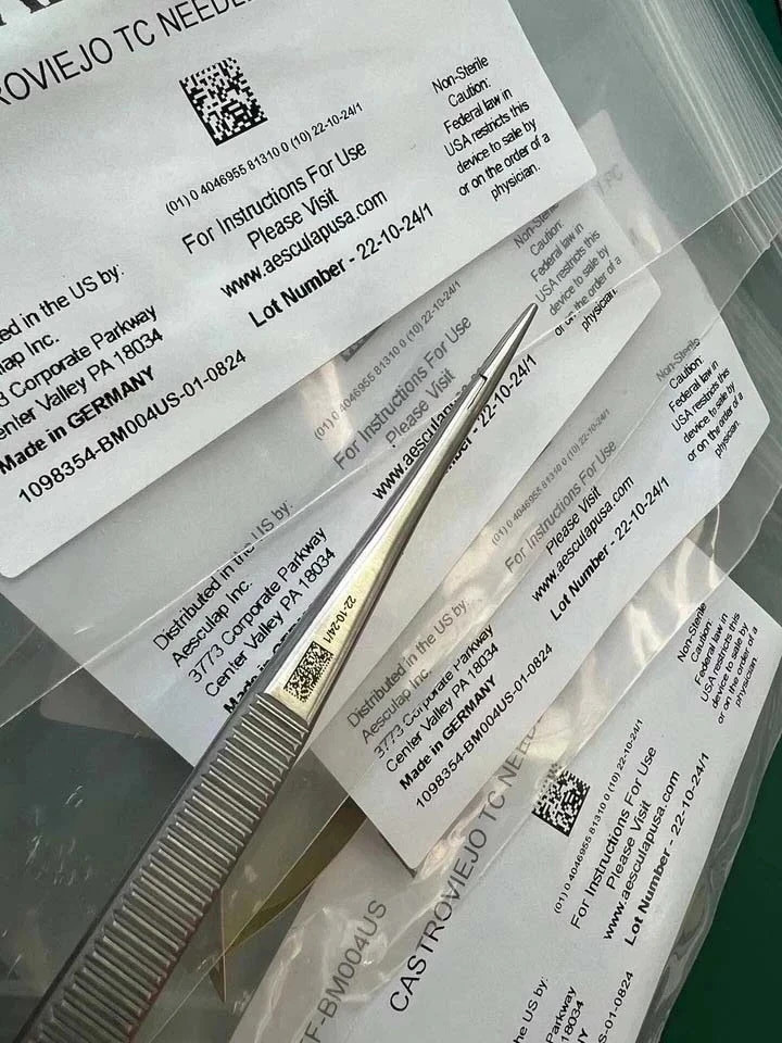 AESCULAP BM004US CASTROVIEJO TC NEEDLE HOLDER 180 MM (18cm)