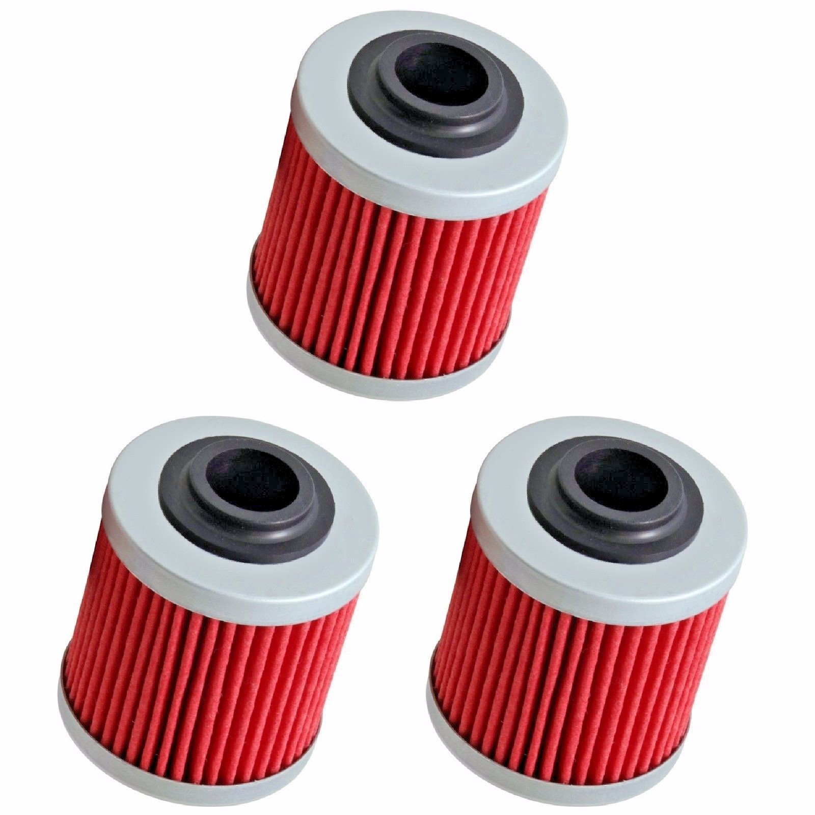 3-Pack Oil Filter Filters for Can-Am DS450 DS450X DS 450 X EFI MX XC All Models