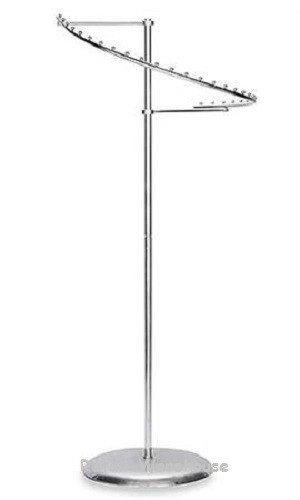 Spiral Clothing Rack Chrome 29 Ball Garment Retail Display Store Fixture 63" H