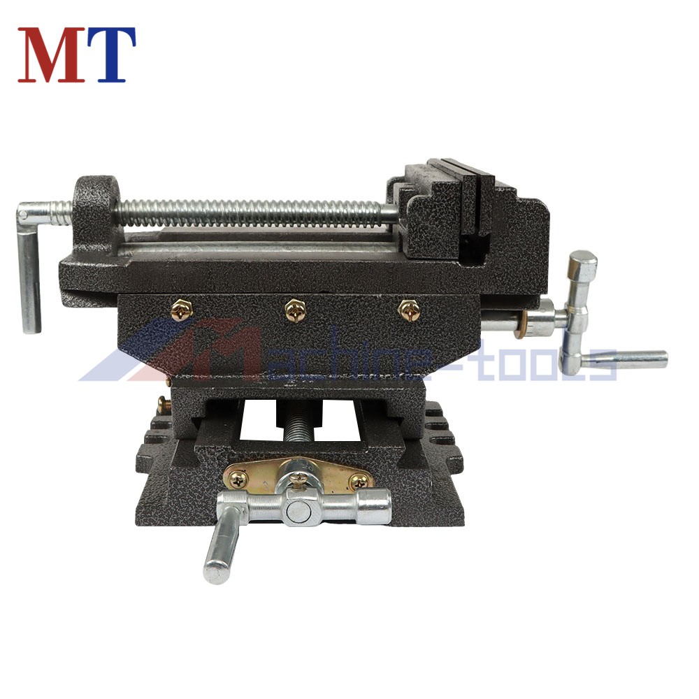 6" Cross Drill Press Vise Heavy Duty 2 Way Slide Metal Milling X-Y Clamp Machine