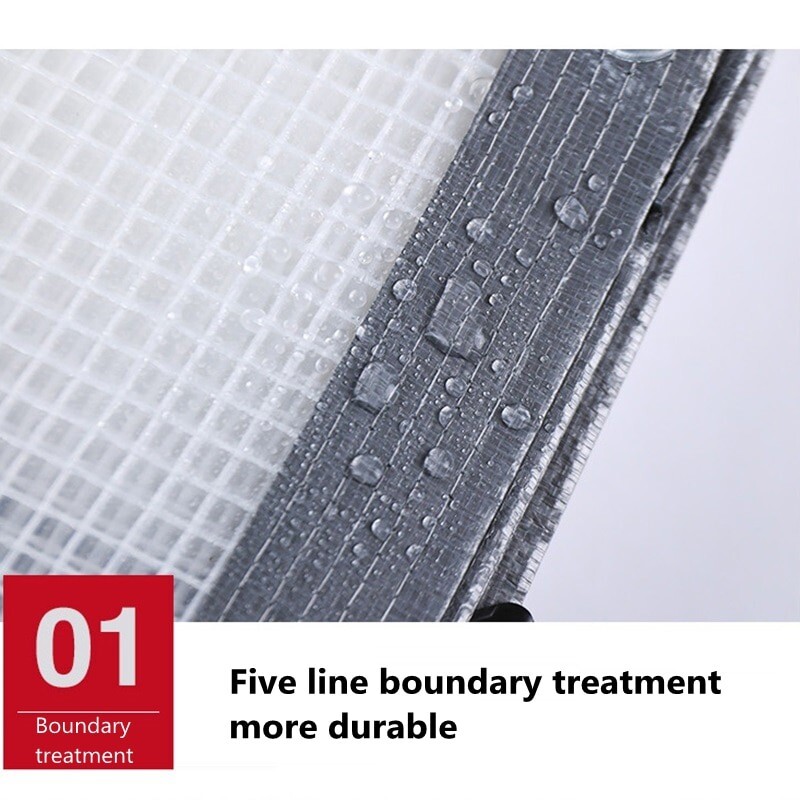 Premium Poly Waterproof Clear Tarp 16 Mil Heavy Duty Canopy