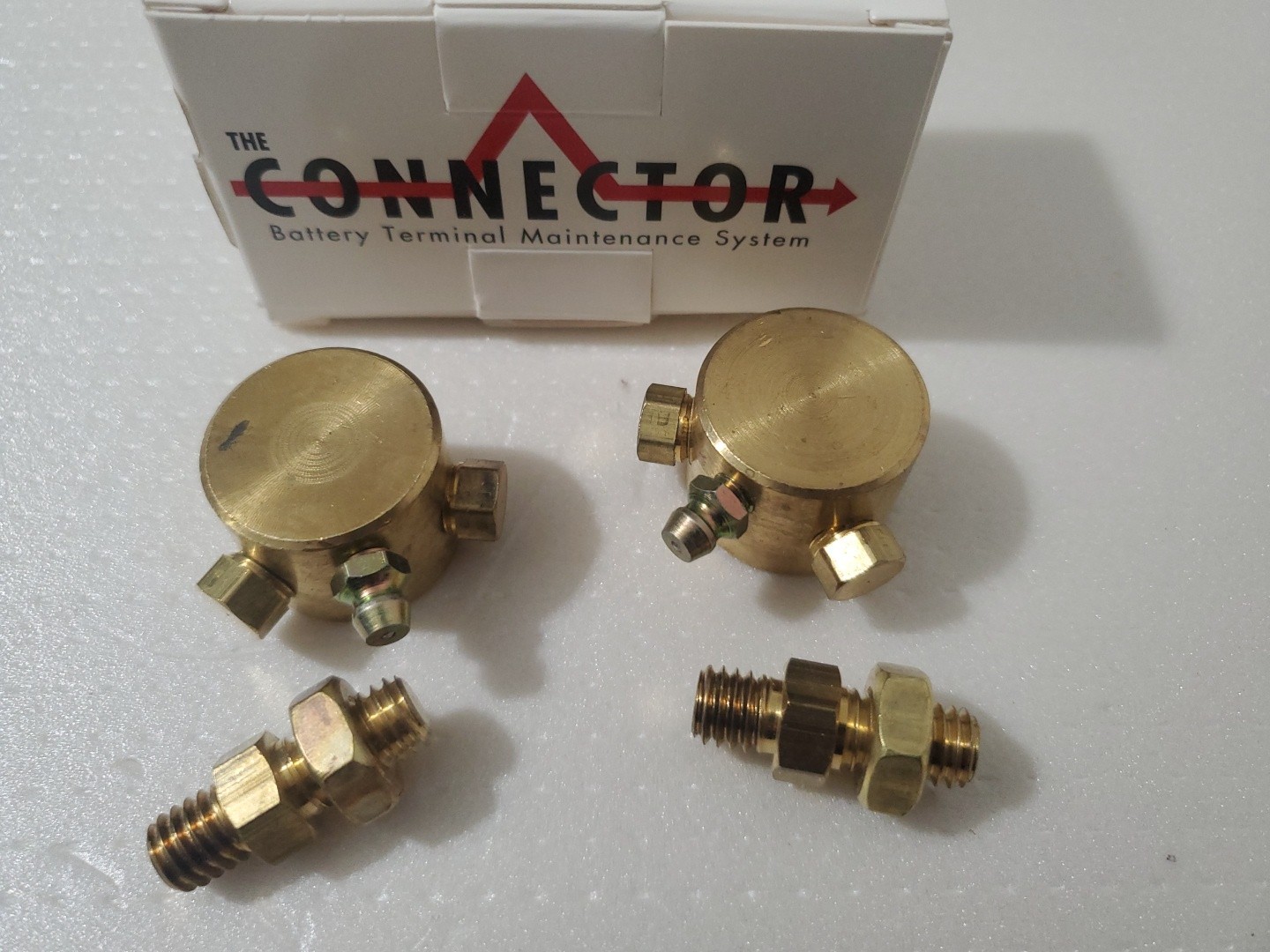 Pro Start T-400 Non-Corrosive Brass Battery Post Connector with Grease Fitting