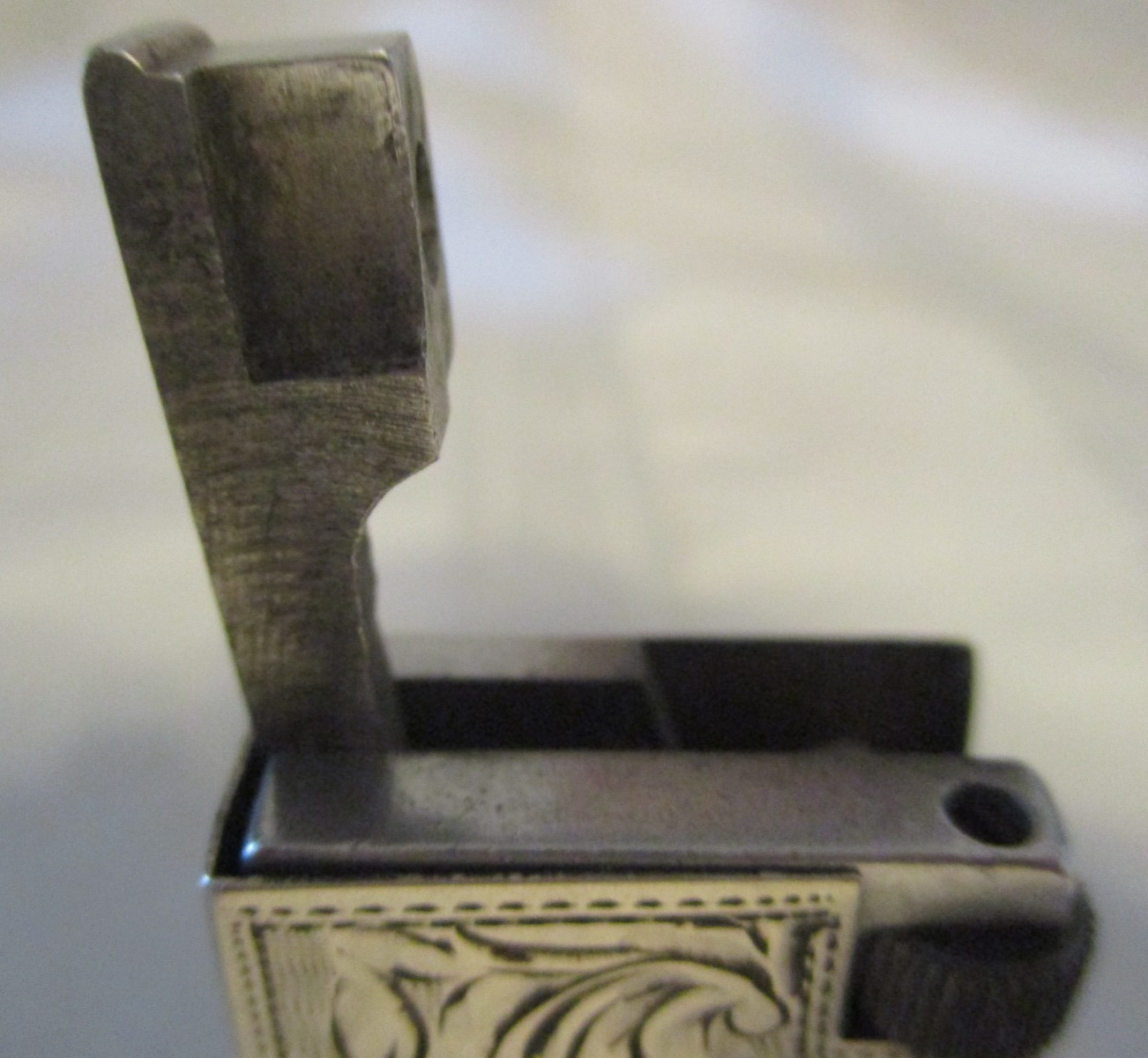 Art Deco Heavy Silver Lighter with Hall Marks 835