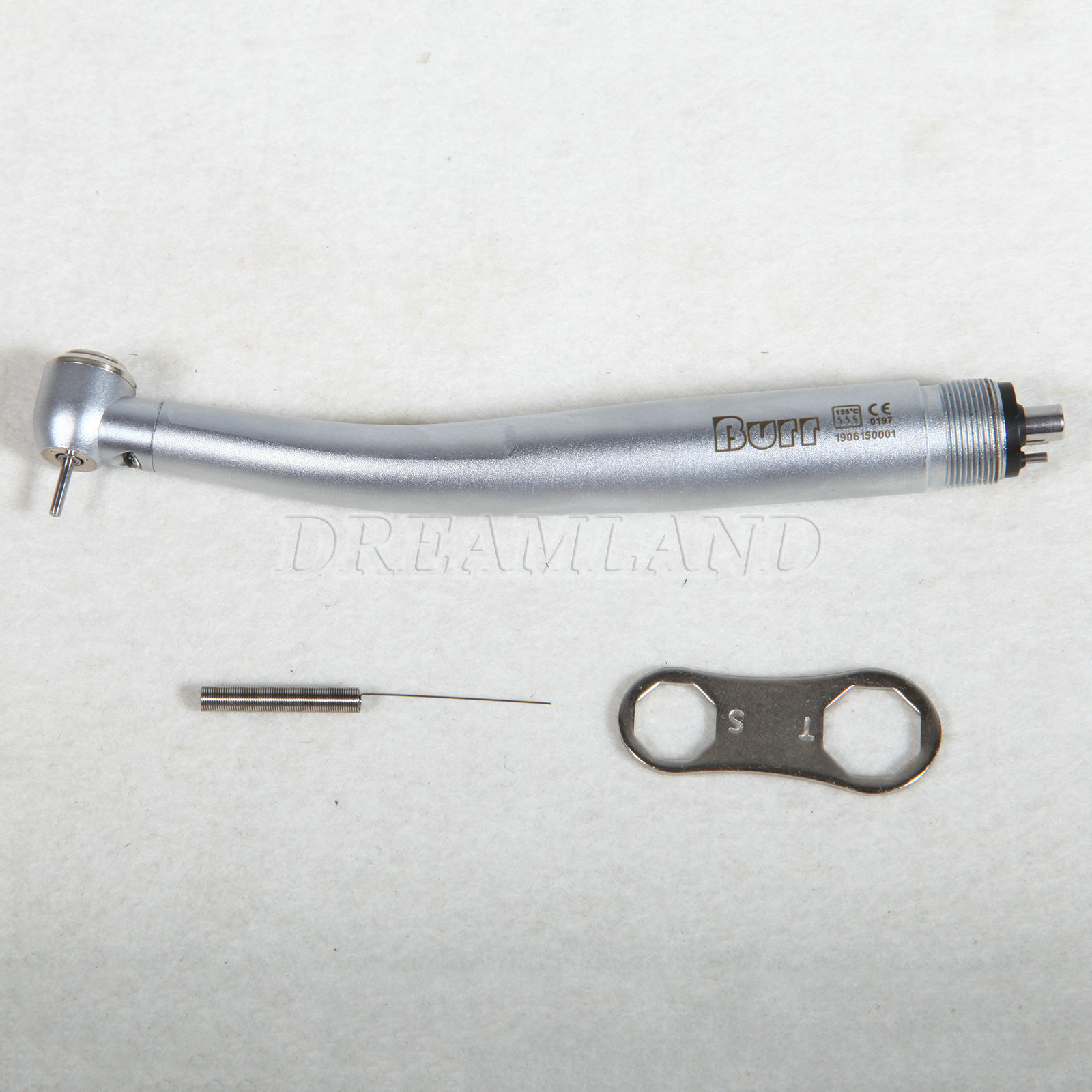 Dental LED E-generator Fiber Optics High Speed Handpiece 4 Holes Turbine Fit NSK