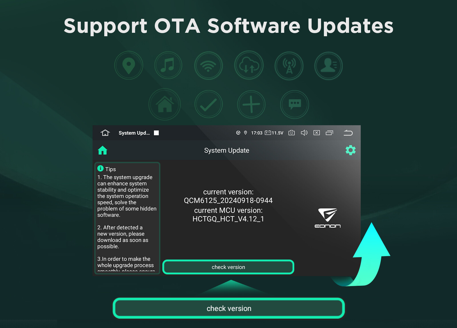 Android 13 Car Radio Stereo Bluetooth Double 2 Din 7" IPS Apple CarPlay FM Audio