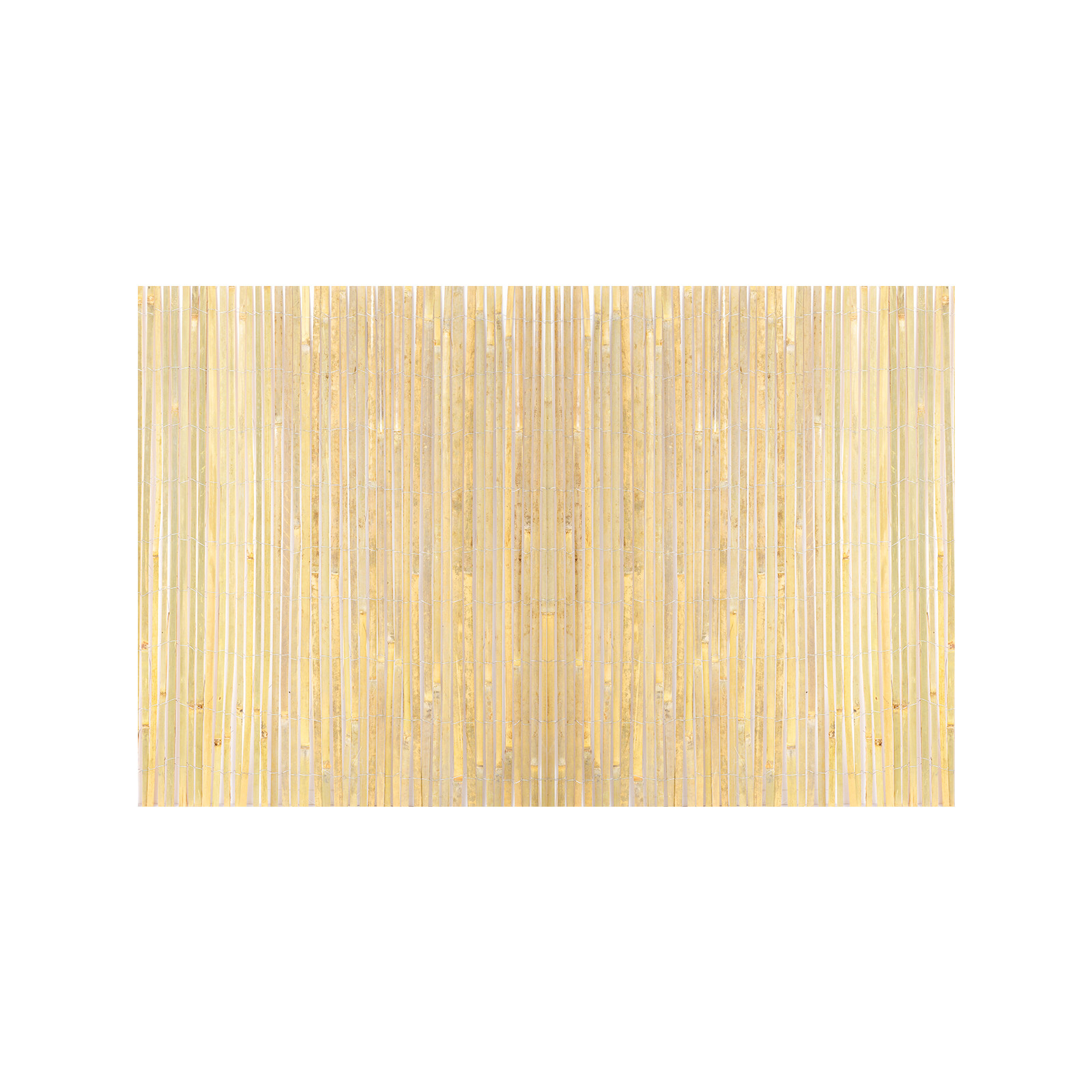 Natural Bamboo Slat Screening Privacy Bamboo Slat Fence 6 ft H x 13 ft L
