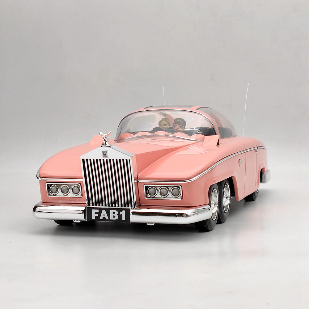 1/18 AMIE Rolls Royce Lady Penelope's Thunderbirds FAB 1 Resin Models Car Gifts