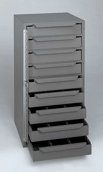 Durham Mfg 611-95 Storage Cabinet,12-5/8 In W,9 Drawers