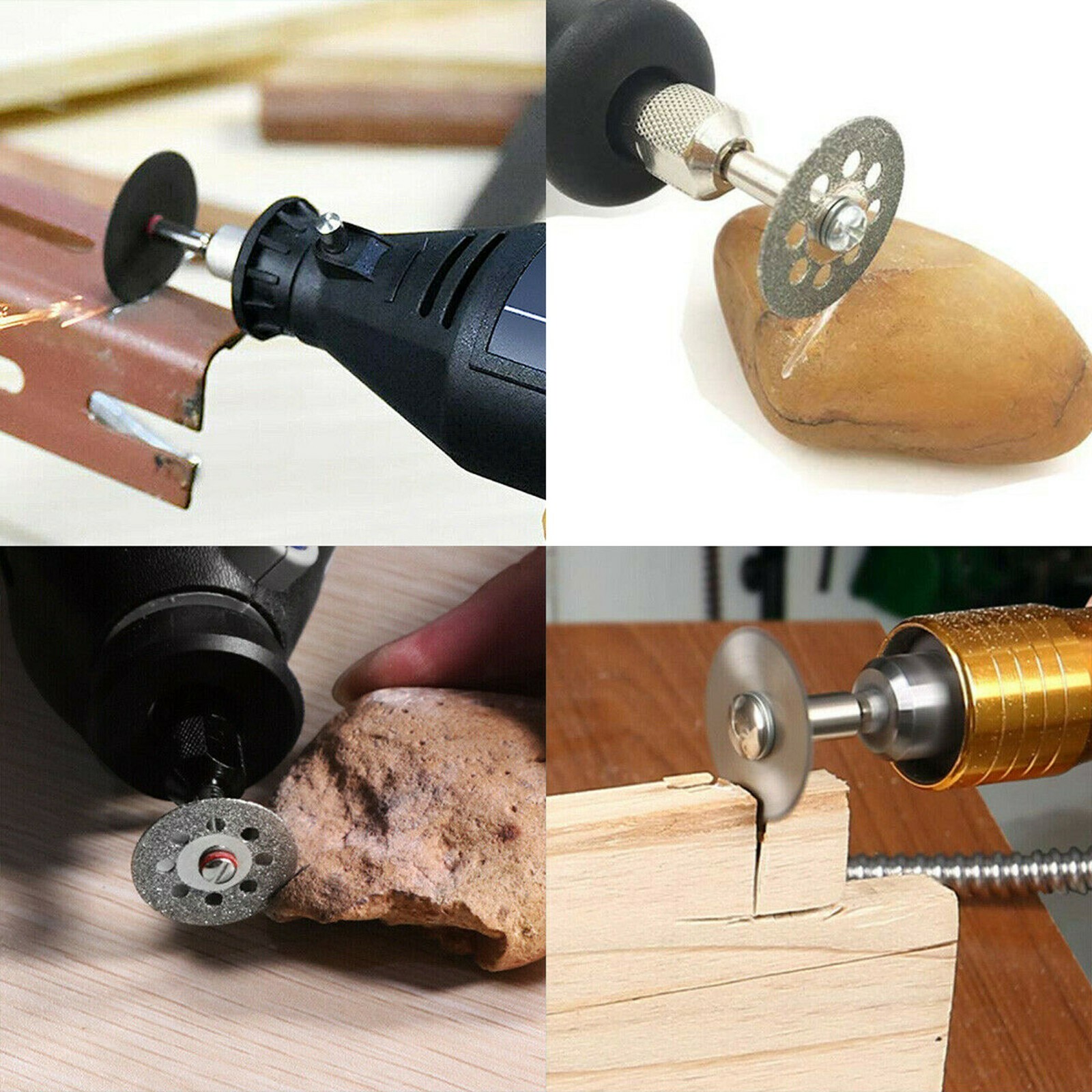 50x Diamond Cutting Wheel For Dremel Rotary Tool Die Grinder Metal Cut Off Disc