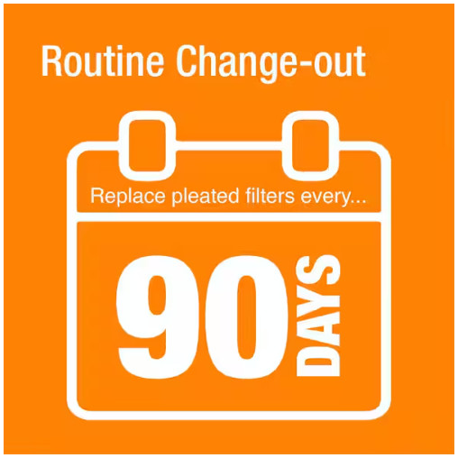 20 x 20 x 1 Standard Pleated Air Filter FPR 5, 12-Pack, Air Filters Replacement