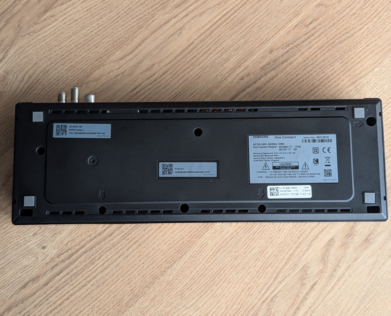 Samsung One Connect Box for QE55Q7/QE55Q8 SOC1001N / BN91-19870C