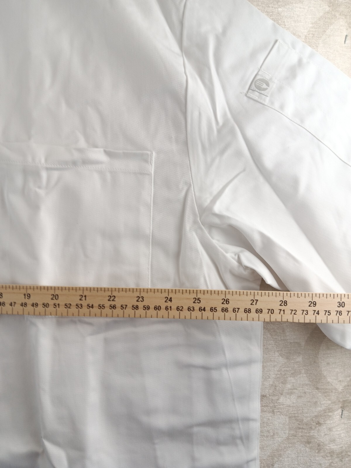 Chef Works Coat Mens 2XL XXL White Long Sleeves