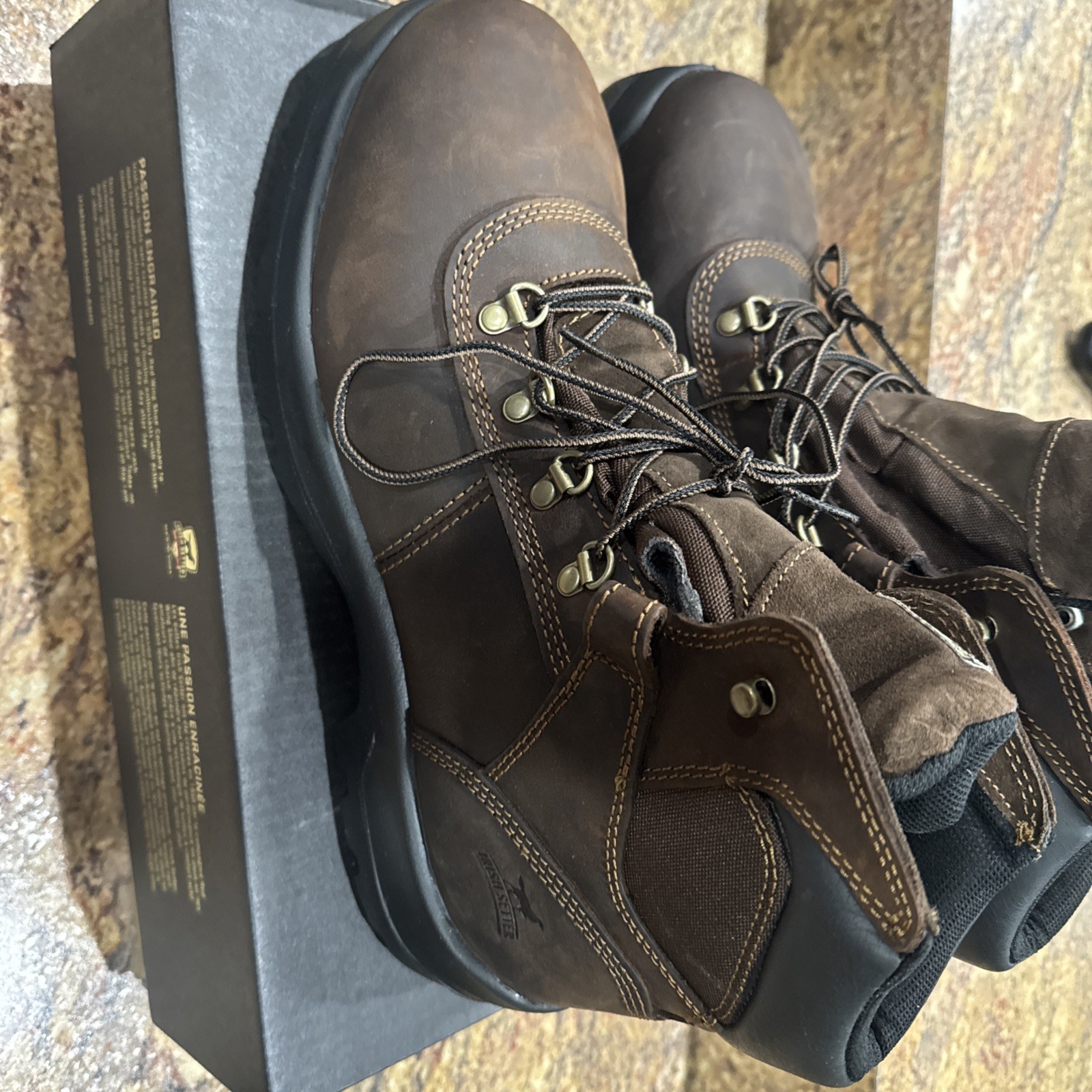 Irish Setter Ely 83607 Electrical Hazard Work Boots Brown 14 D/M