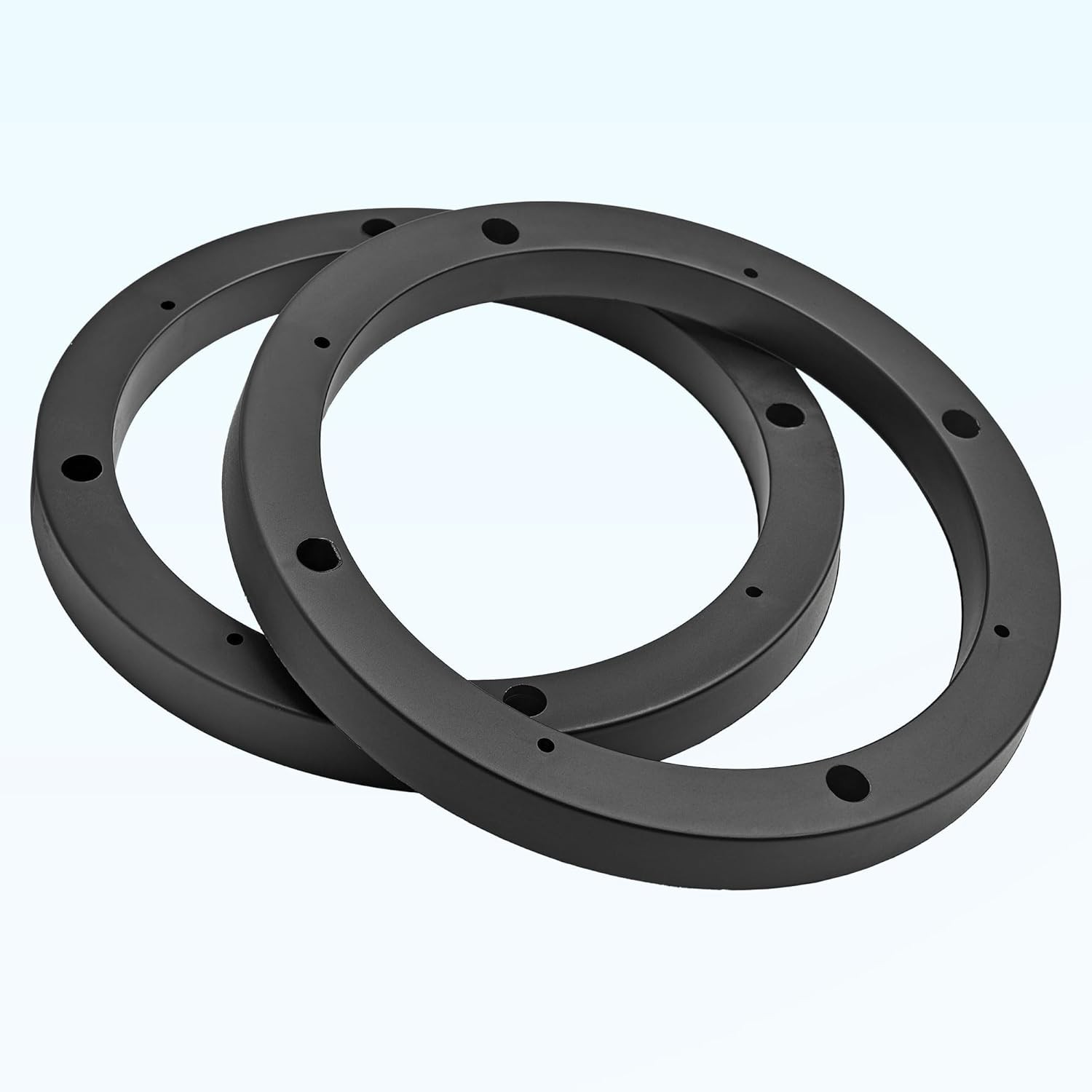 2× 6.5" Plastic Speaker Spacer Rings Bracket Subwoofer Custom Mounting Adapter