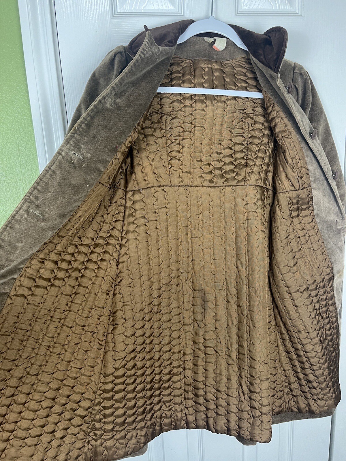 Jiminy Brown Vintage Girls Coat Size 10