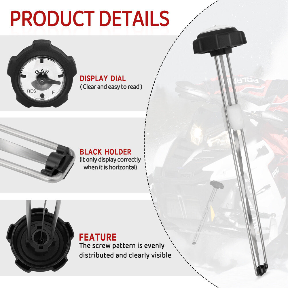 Fuel Gauge Gas Cap 2511248 2511198 for Polaris Snowmobile 440 500 600 650 700