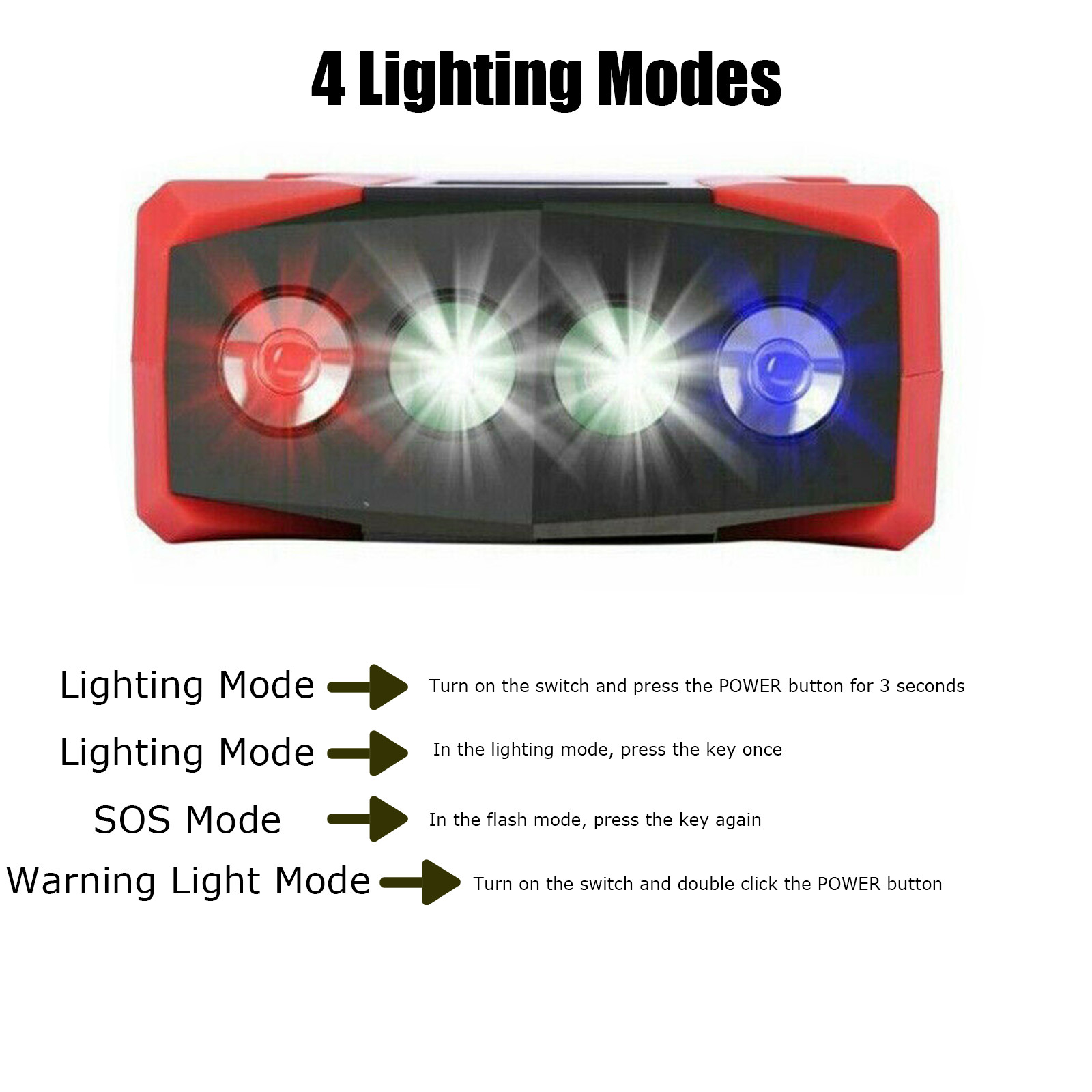 Car Jump Starter 100000mAh Booster Jumper Box Power Bank Battery Charger