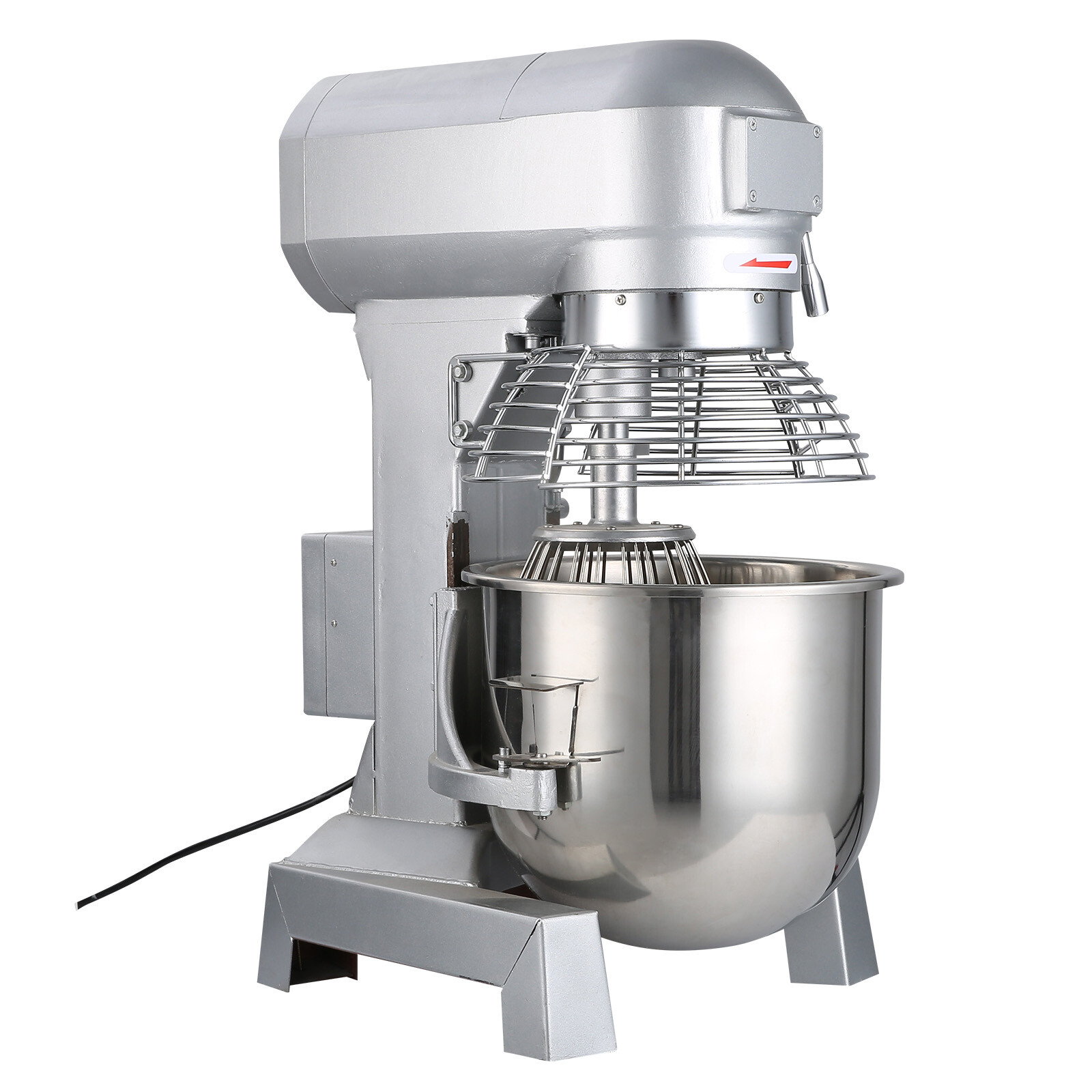 VEVOR Commercial 30Qt Dough Mixer Food Mixer Stand Bakery Mixer 3 Speeds 1100W