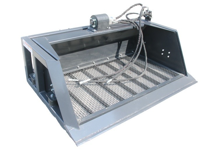Vibrating Dirt Screen Sifter Screener Screening Bucket Skid Steer 2 LINE SYSTEM
