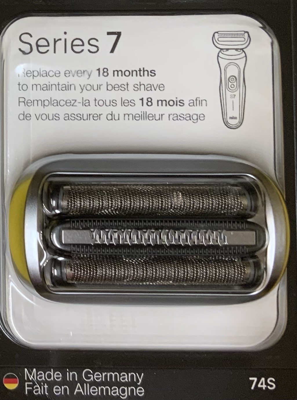 ⭐️ New/Sealed Braun Series 7 74S Electric Shaver Replacement Head Blade Cutter
