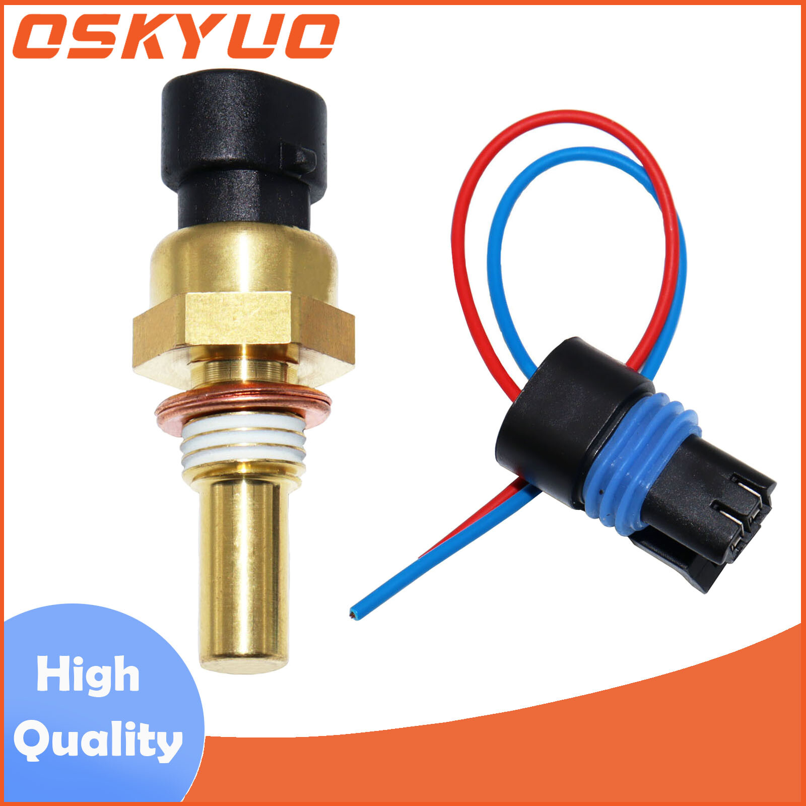 Engine Coolant Temperature Temp Sensor ECT/ETCS For GM Various Vehicles TX89