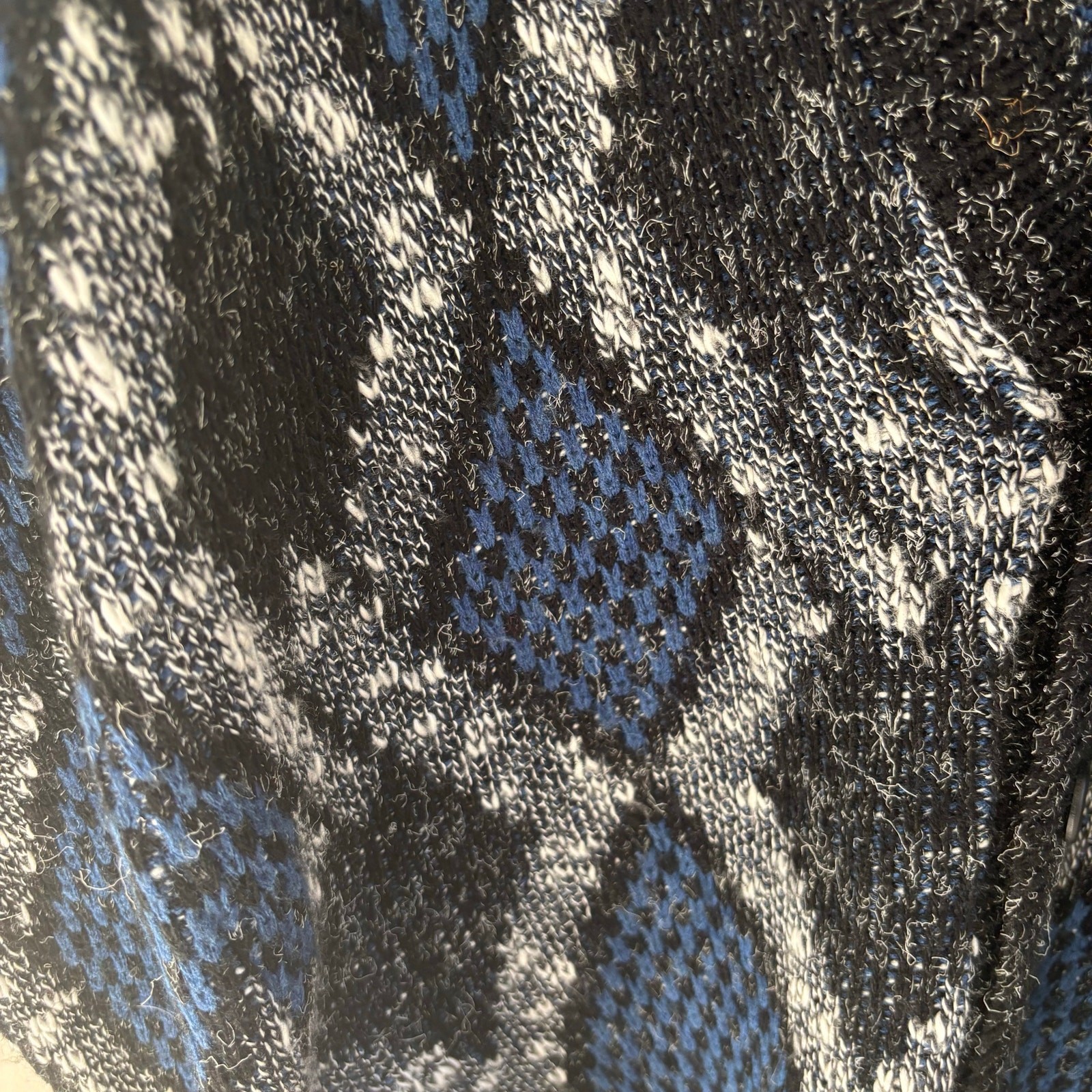 Vintage Exchange Unlimited Cardigan Sweater Eclectic Grandpa Geometric Size M