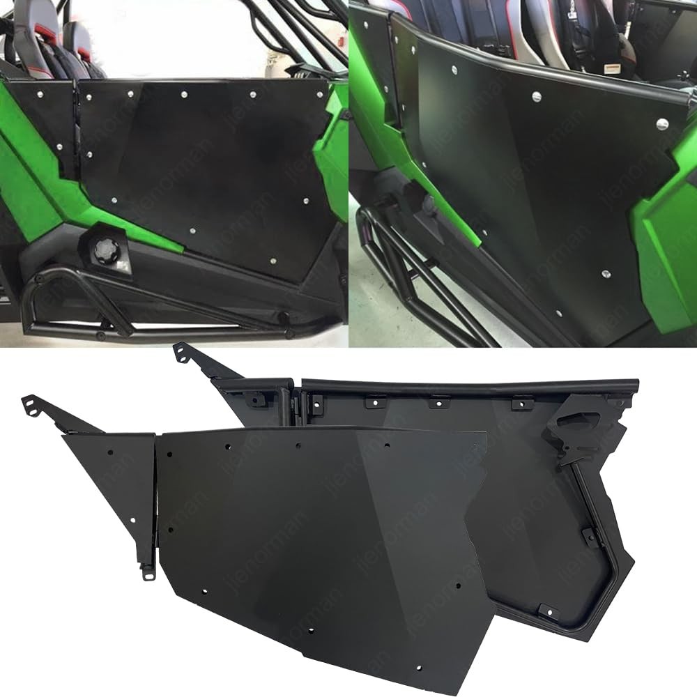 Pair Aluminum Iron Full Size Side UTV Doors for 2014-2023 Polaris RZR XP 1000