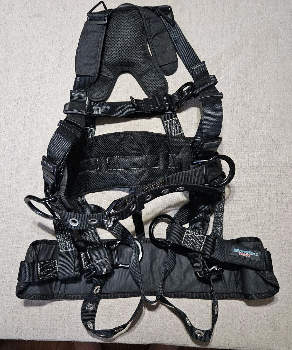 Westfall Pro 88022 88020 Ascend Tower Climbing Harness Medium Metal Seat Sling