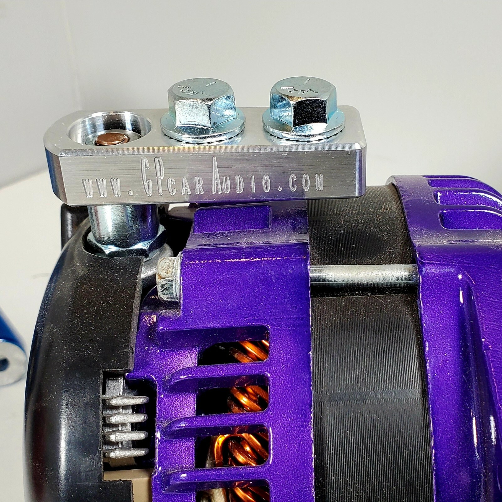 2 Spot Alternator Distribution Block 1/0 2/0 AWG LUG Battery Terminal dual input