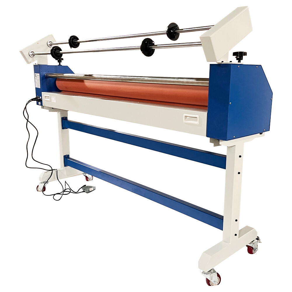 63 in Semi-Automatic Cold Laminator Machine 110V Wide Format Laminator Machine