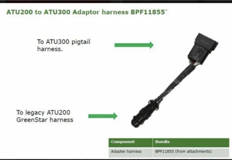 John Deere ATU 200 Adapter Harness New
