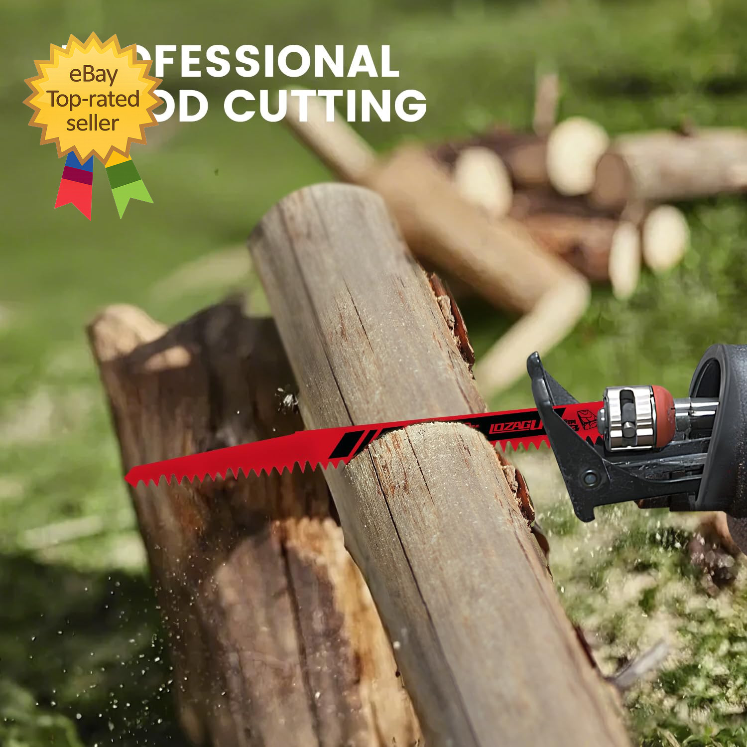 9-Inch Wood Pruning Reciprocating Saw Blades, 6-Piece, 5TPI Wood Saw Blades