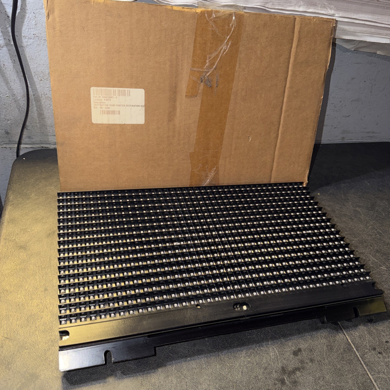 LUMINATOR 16x40 SMD FRONT HORIZON DISPLAY 510818001 LED AMBER TRANSIT BUS SIGN