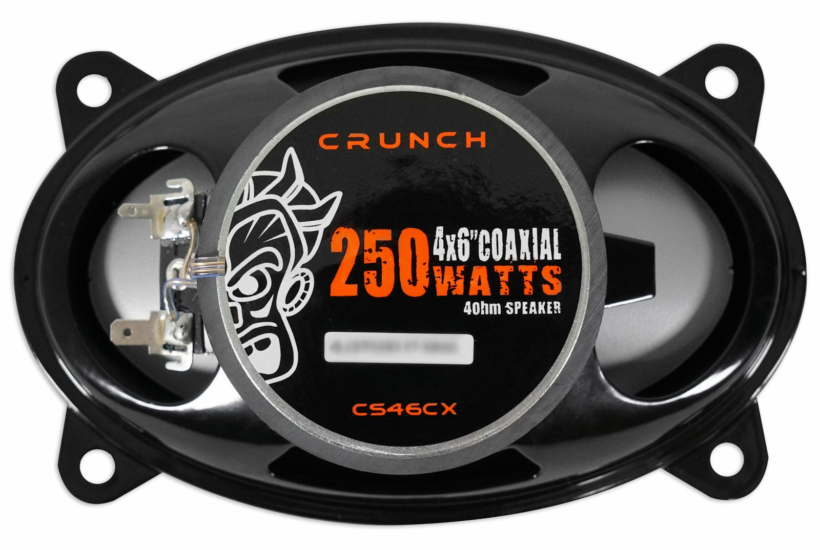 Pair Crunch CS46CX 250 Watt 4 x 6" 2-Way Coaxial Car Audio Speakers