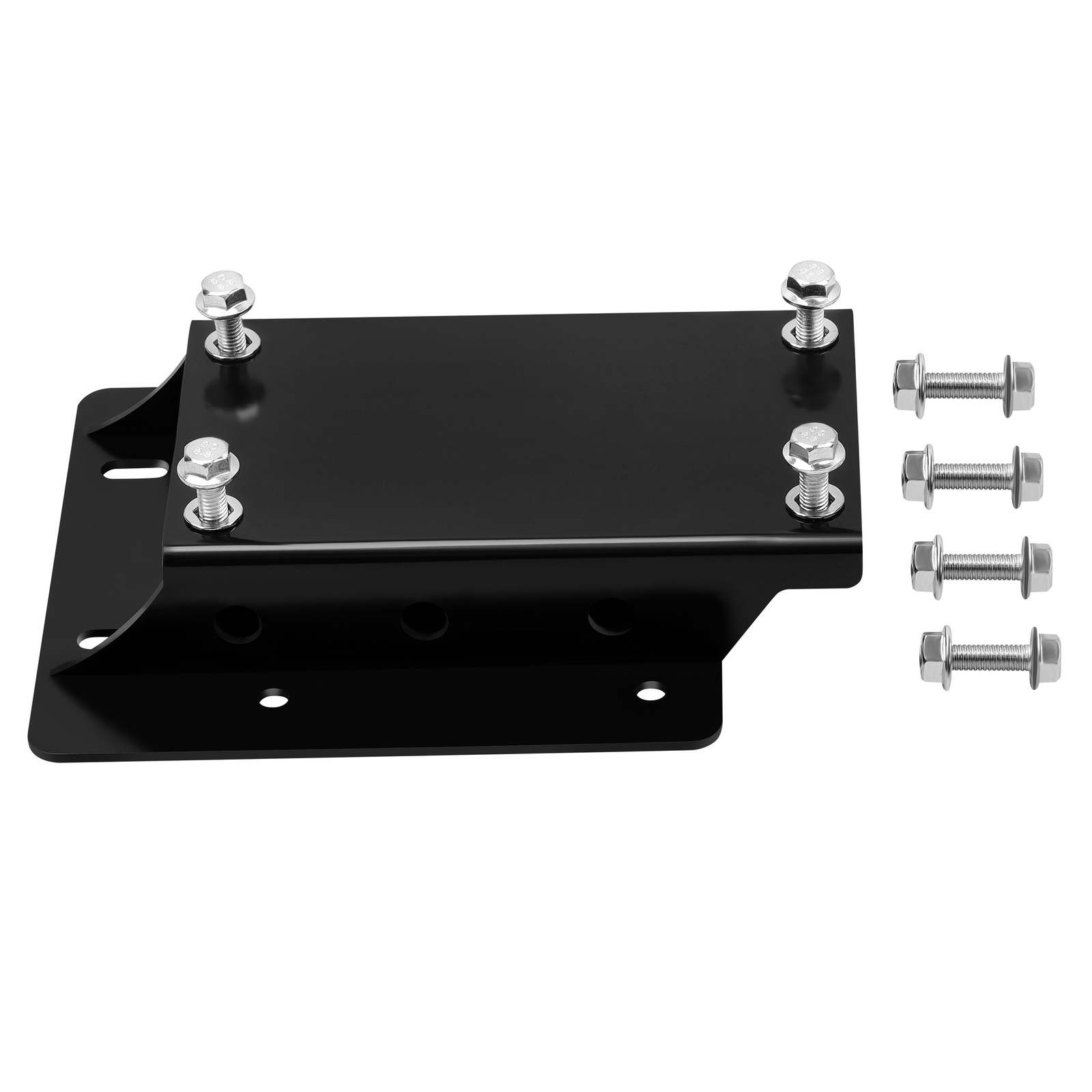 Black Torque Converter Engine Riser Plate + Hardware Kit Predator 212 224