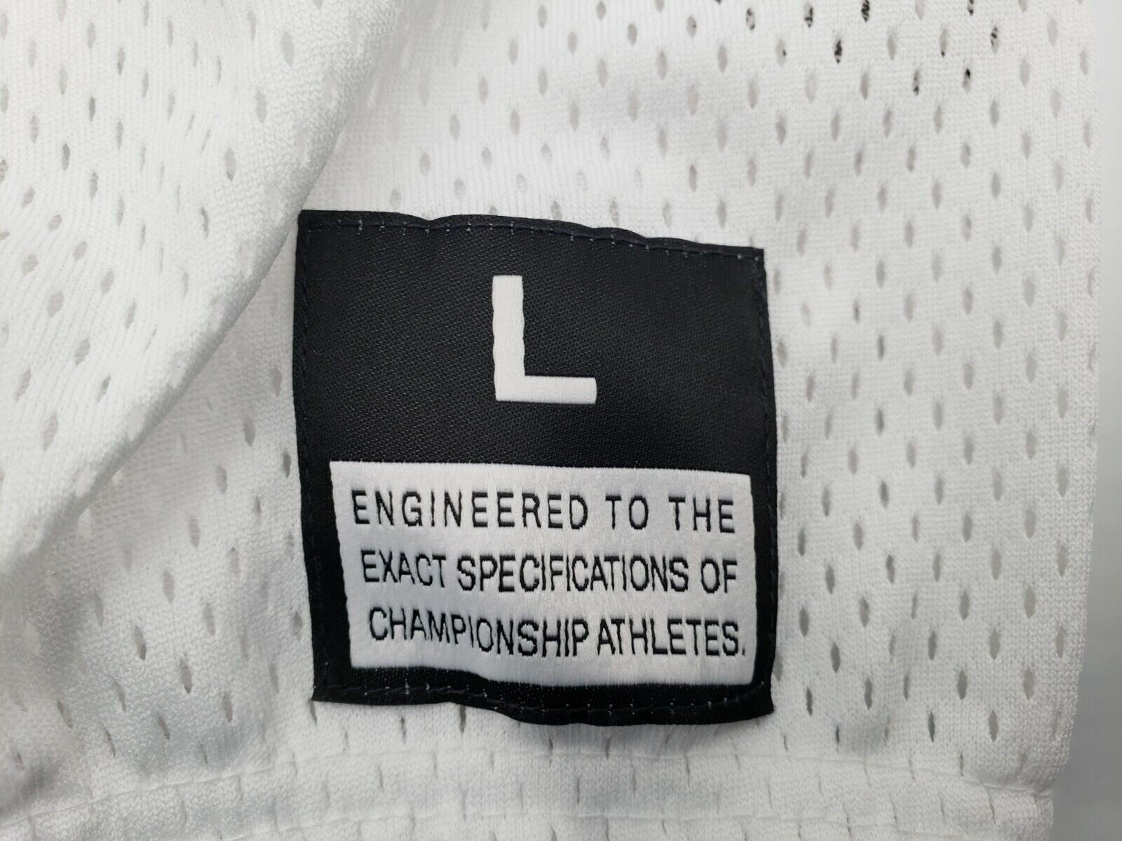 Nike Size LARGE Vapor On Field White Green Training Football Jersey $75 845929