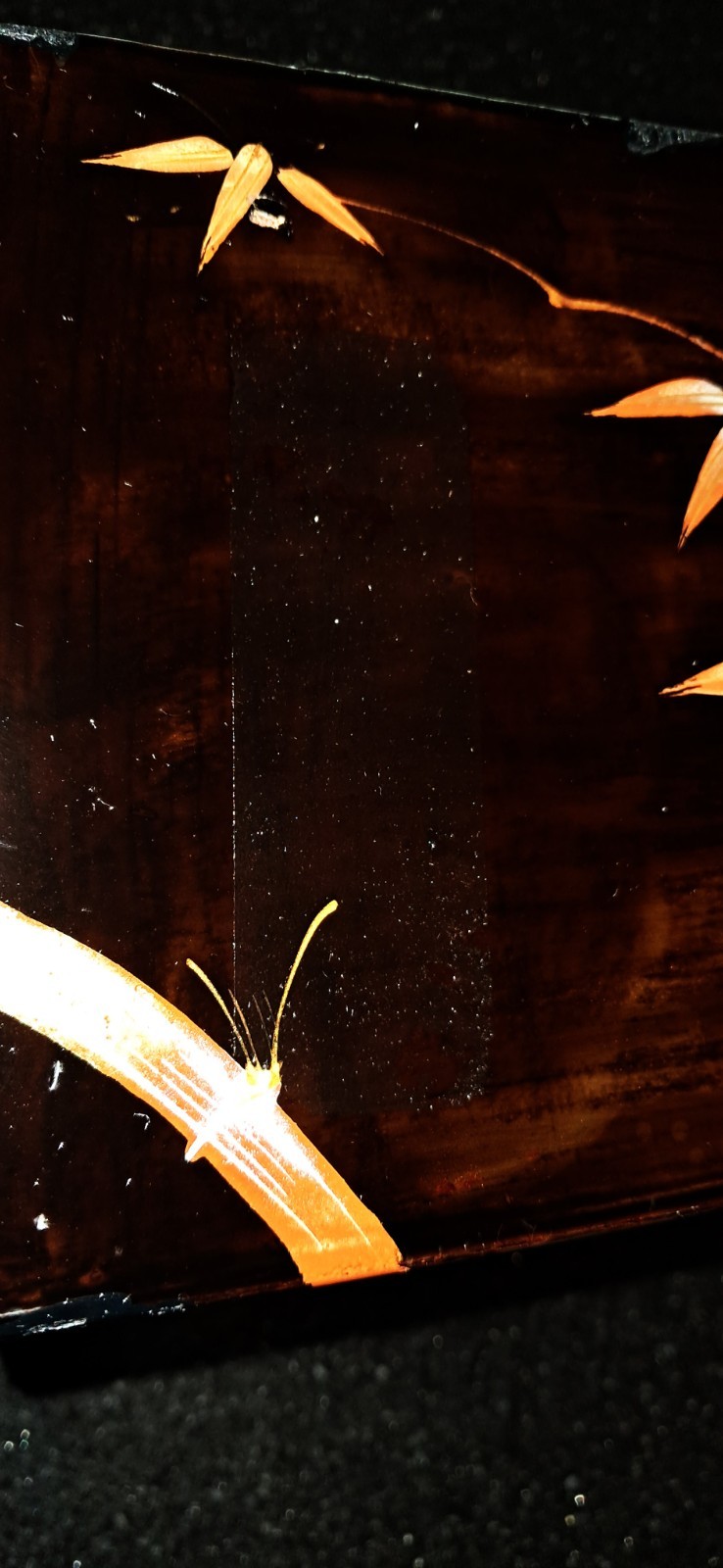 Vintage Radio Sharp Model PF-116 Pagoda RARE 1950's Japan WORKS Black Lacquer